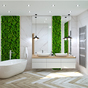 Moss Wood Bathroom