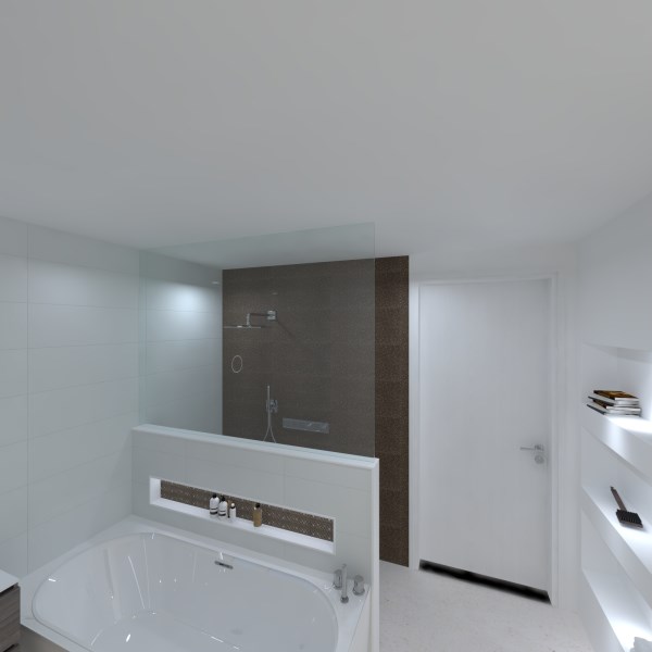 Ontwerp Badkamer met inloopdouche