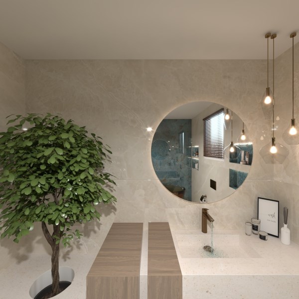 Modern bathroom design 