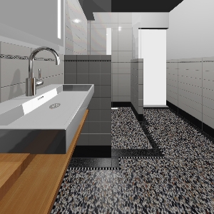 badkamer amsterdamse schooltegels