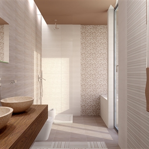 Ceramiche Bad braun