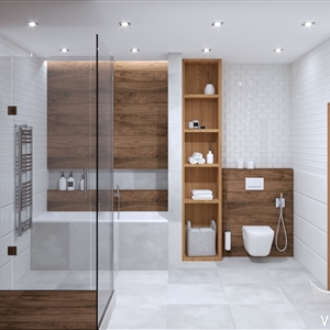 White Wooden Bathroom_4