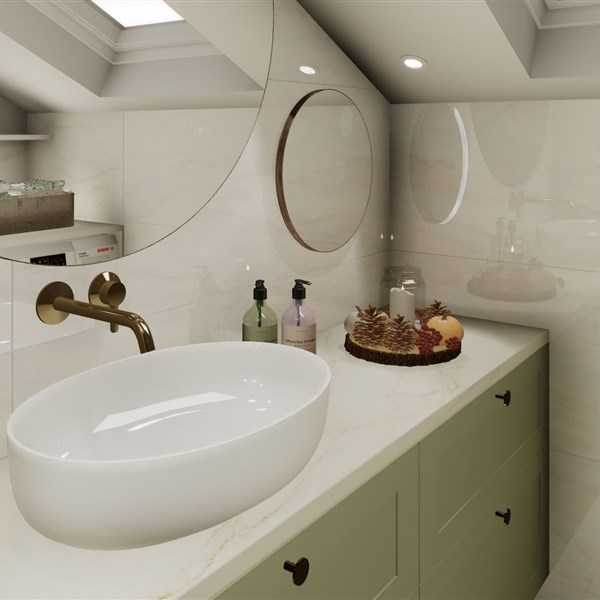 SMALL AND ELEGANT BATHROOM