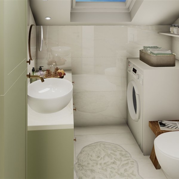 SMALL AND ELEGANT BATHROOM