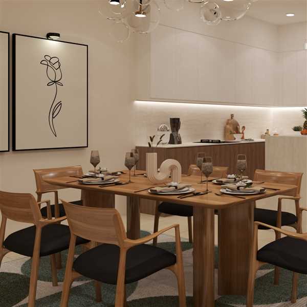 Ruhiel_Dining Area + Kitchen