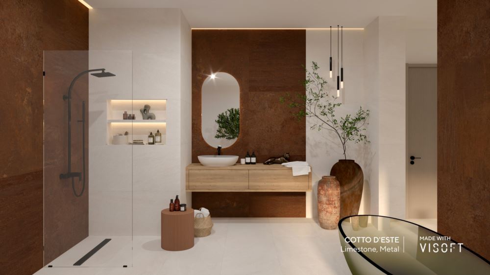 Cotto d'Este - Limestone, Metal