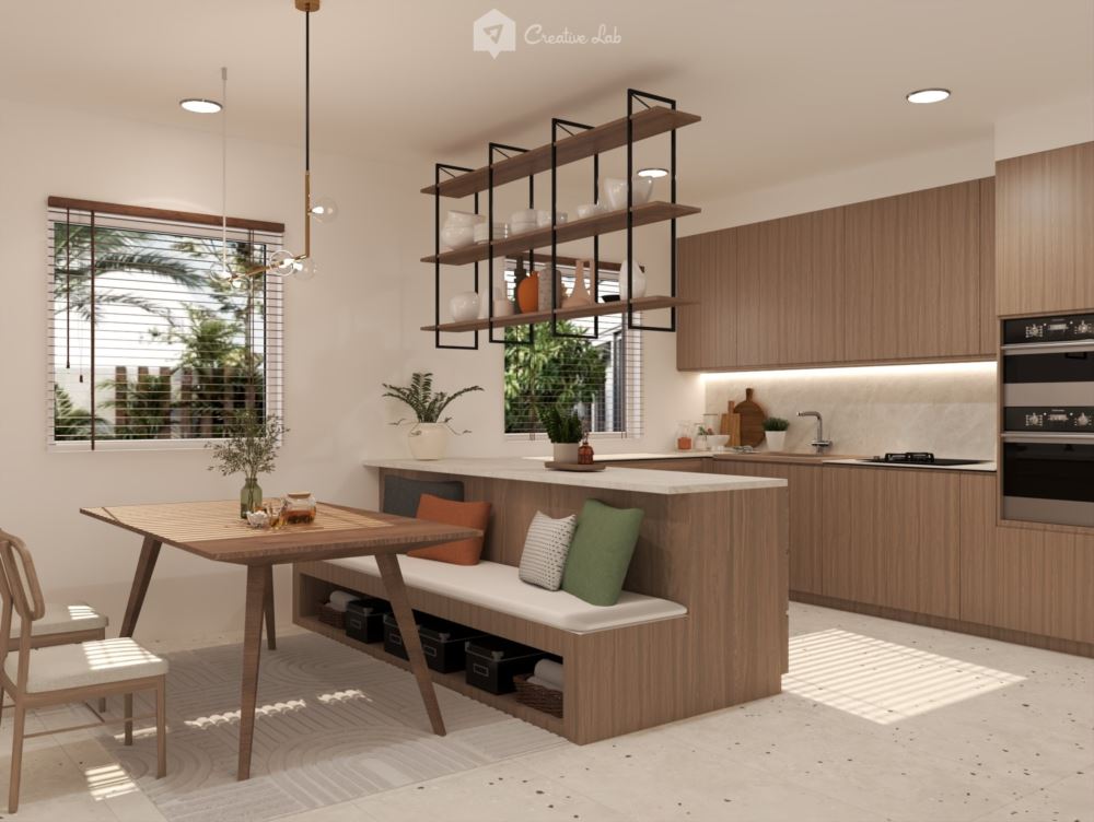 Ruhiel_Dining Area + Kitchen